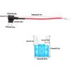 QitinDasen 5pcs ACS Flat Fuse Holder, Small Circuit Fuse Tap, Wire Addition Power Removal