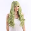 Fashionable Anime-Style Colored Wig: Women's Green Harajuku-Style Cosplay Wig