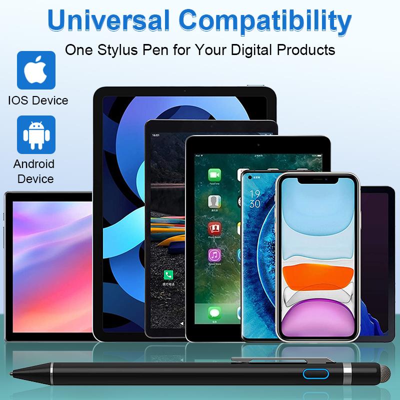 Universal Stylus Pen Stylus for Android for Apple Android Phones and Tablets Additional Magnet Stylus Pen Metal