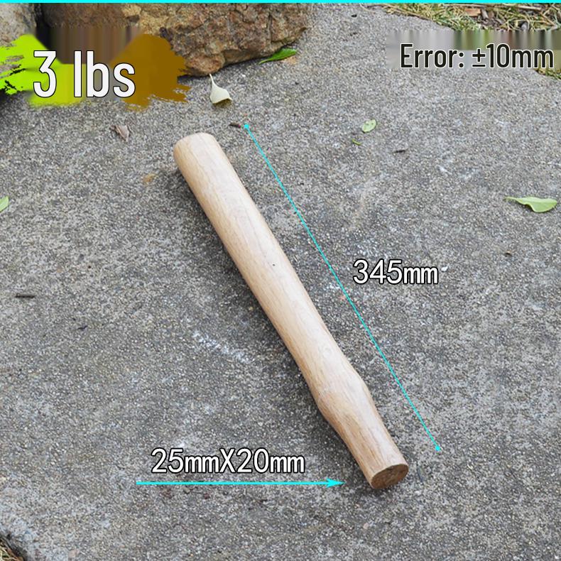 Solid Wood Carpenter's Hammer Handle