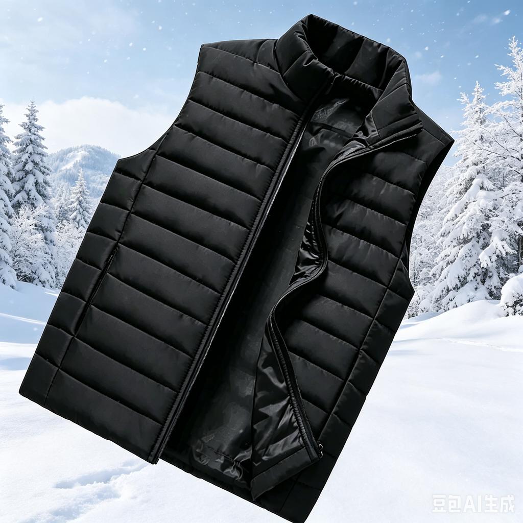 Colete masculino sem mangas, jaquetas, moda inverno, masculino, acolchoado de algodão, colete, casacos, homens, gola alta, coletes quentes, roupas