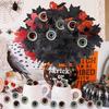 Halloween Eyes Semi-circular Bowl-shaped Hollow Eyes Bleeding Eyeballs Spoof Horror Eyeball Toys
