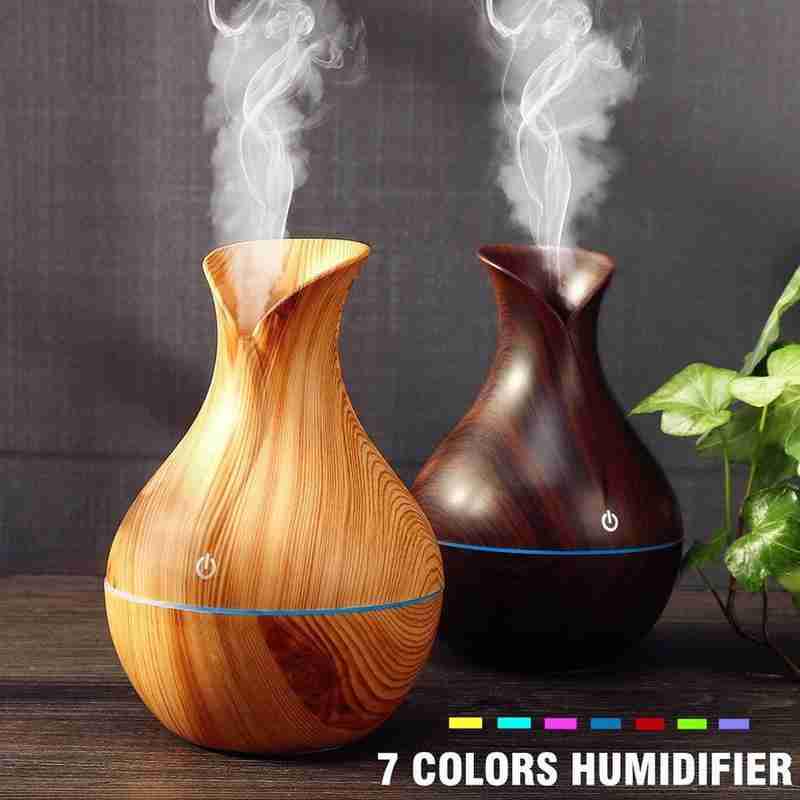 LED Ultrasonic Essential Oil Humidifier Diffuser Mist Aromatherapy Air Purifier LED Ultrasonic Essential Oil Humidifier Diffuser Mist Aromatherapy Air Purifier