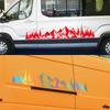 Car Sticker Van Camper Vinyl Decal Mountain Forest Decoration For Truck Camper RV Bus Caravan Body Auto Tuning Decor Accessories