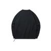 ANTA T Shirts Unisex Black Crew Neck Moderate Straight Fit 952218701-5