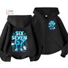 67 Hoodie Jacket Zip Up Hoodie Six Seven Italian Brainrot Steal Hooded Spring Coat for Kids Casual Thin Top Coat Kid Clothing Gift