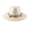 Women Panama Hat Summer Sun UV Protection Wide Brim Beach Travel Outdoor Fashion Adjustable Breathable