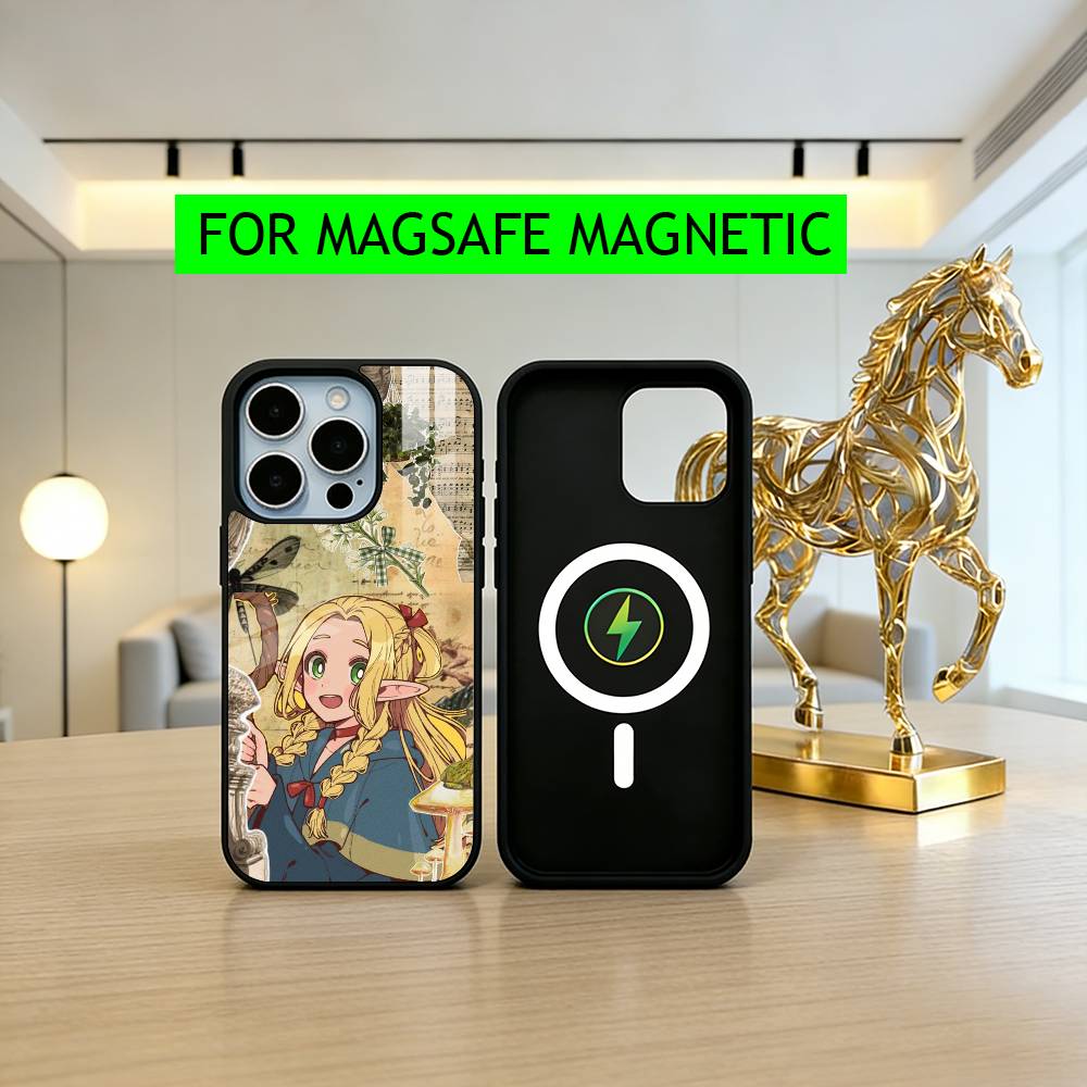 Delicious in M-Marcille D-Donato Dungeon Phone Case For iPhone17,16,15,14,13,12,11 Plus,Magnetic For Magsafe Wireless Charging