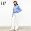 Gap Women's Embroidered Logo V-Neck Sweatshirt