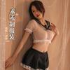 Sexuality Sling Lace Nightdress Transparent Temptation Hot Pajamas Flirting Hollow Set