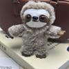 Adorabile Ciondolo Zaino Peluche Bradipo - Portachiavi Animale del Bosco per Bambine