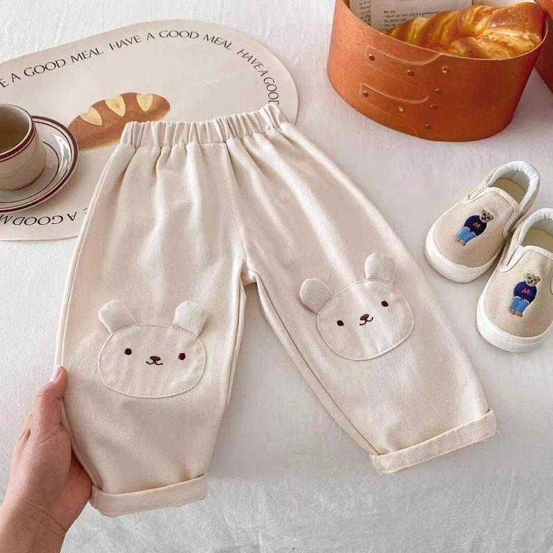 Kinder Frühlingsmode 3D Niedliche Bärenhose - Entzückende lange Hosen für Jungen und Mädchen