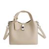 High-end Style Small-batch Fashion Minimalist Handbag, Shoulder Strap Crossbody Bucket Bag
