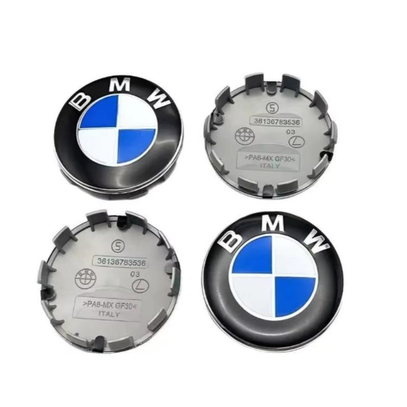 2026 Hot 4pcs 56mm 68mm Car Styling Wheel Center Hub Cap Auto Rim Covers for BMW E36 E46 E53 E90 E60 E61 E93 E87 X1 X3 X5 F30 F20 G30