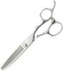DEEDS GUZ630R Thinning No Groove Thinning Approximately for Professional Hairdressers and Includes Case [PF] Scissors, 30-Tooth, (6.0 Inches, Rate