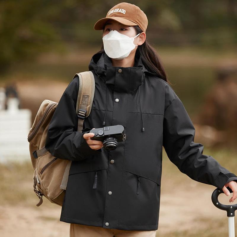 Chaqueta de invierno 3 en 1 para mujer, forrada con forro polar plateado, resistente al viento, impermeable, ideal para senderismo y esquí al aire libre.