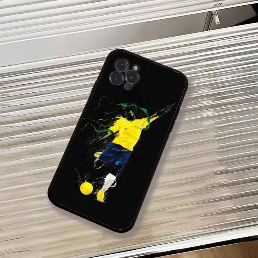 

Abstract figure Soccer Support Phone Case For iPhone 17, 16,15,14,13,12,11 Plus,Pro Max, Others Soft Black Cover iPhone17