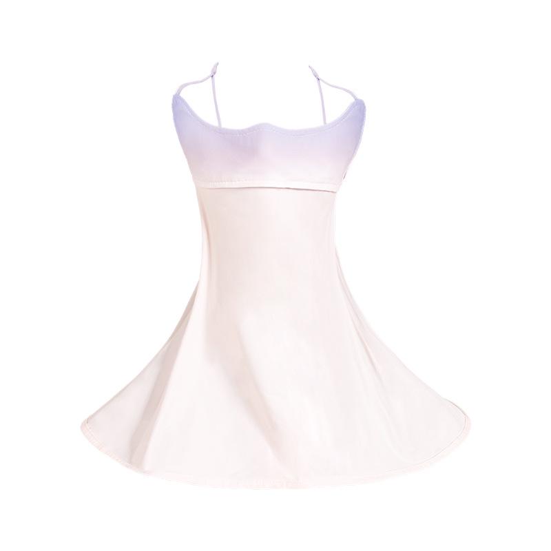 Summer Blush Anti-UV Sunscreen Ice Silk Face Mask for Women - Breathable Cycling Eye Protection