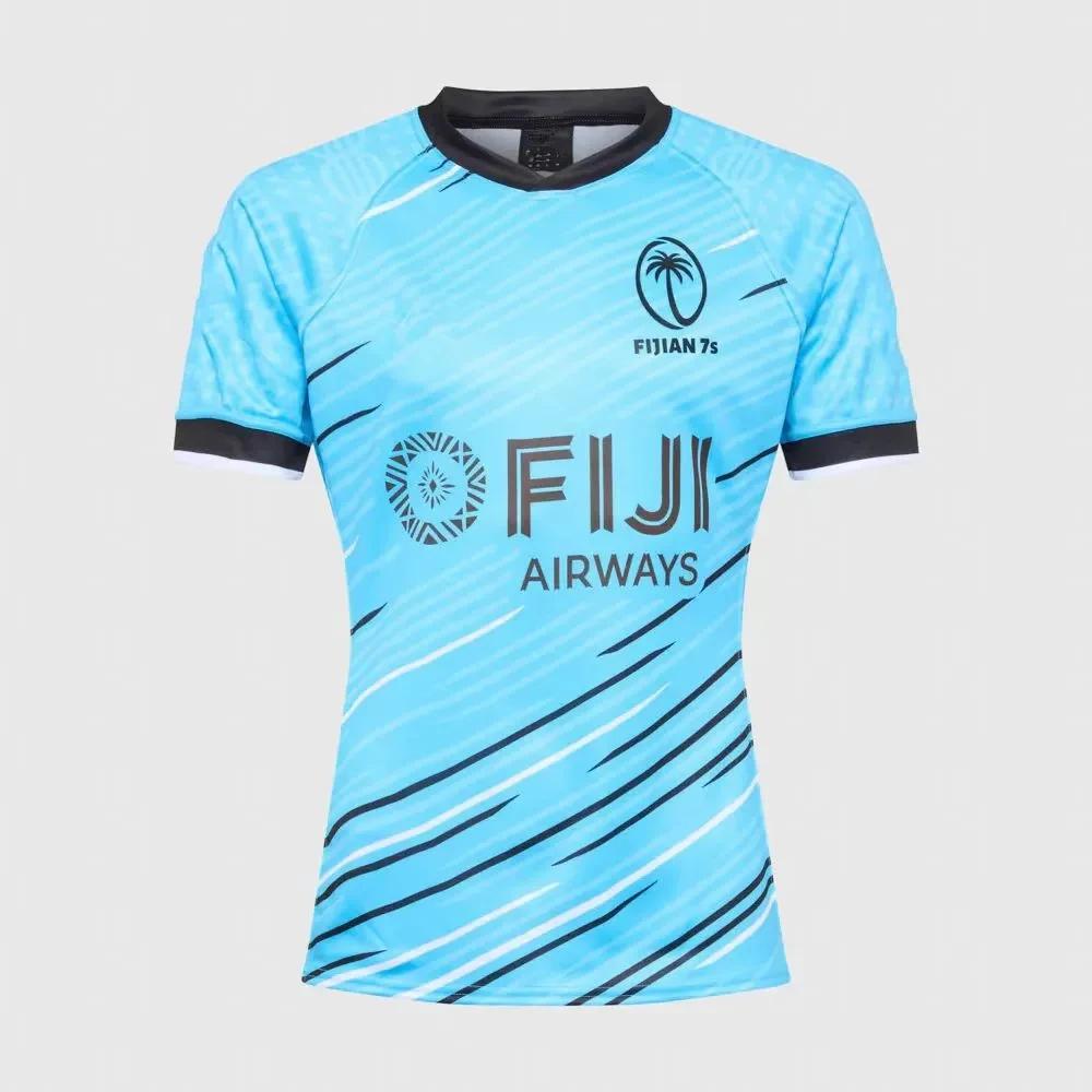 New 20263d T-Shirt Fiji 7s Rugby Shirt Fijian Drua Rugby Jersey Training Clothes Top Loose Sports Style