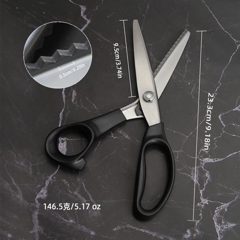 DIY Serrated Sewing Shears For Clothing Overlocking, Lace Shears, Fabric Wavy Cutters, And Craft Shears.