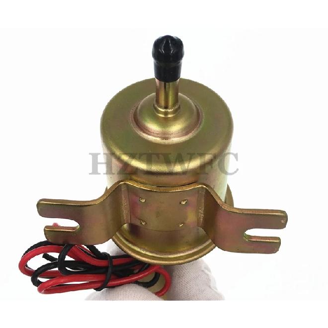 12V Elektrikli Yakıt Pompası Düşük Basınç Cıvata Sabitleme Kablo Evrensel Dizel Benzinli HEP-02A Araba Karbüratör Motosiklet ATV İçin
