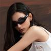 Y2k Sunglasses Women Men Oversized Brand Designer Silver Trend Goggle Sun Glasses Punk Glasses Shades Eyewear Eyeglasses UV400