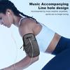 Sports Arm Bag Wear-resistant High Capacity Non-slip Comfortable Smooth Zipper Holder Splash-proof Armband Cell Phone Holder Gym Accessory