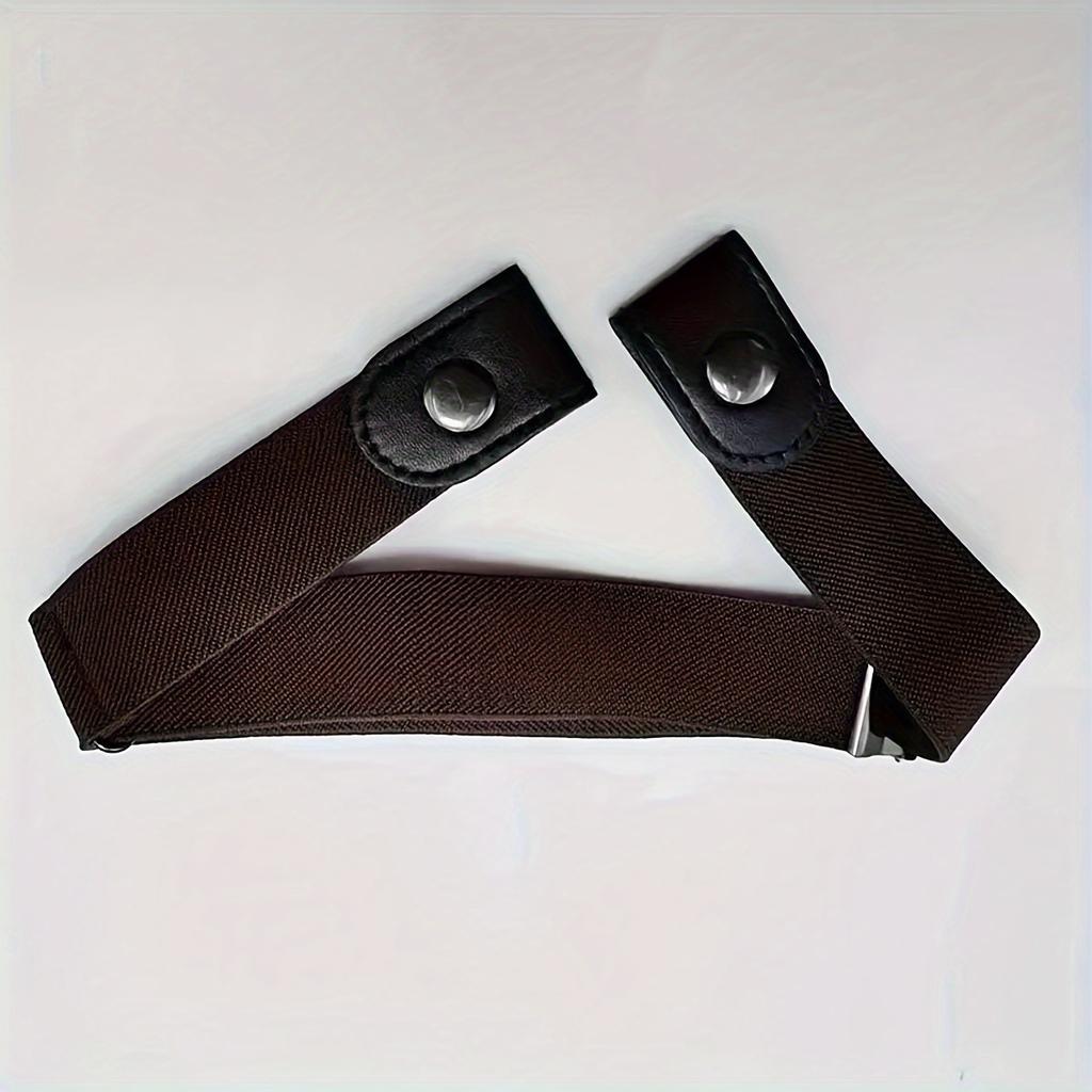 1 Pc No Trace Invisible Elastic Belt Casual Unisex Comfortable Waistband Jeans Pants Women Outdoor Decorative Stretch Belt