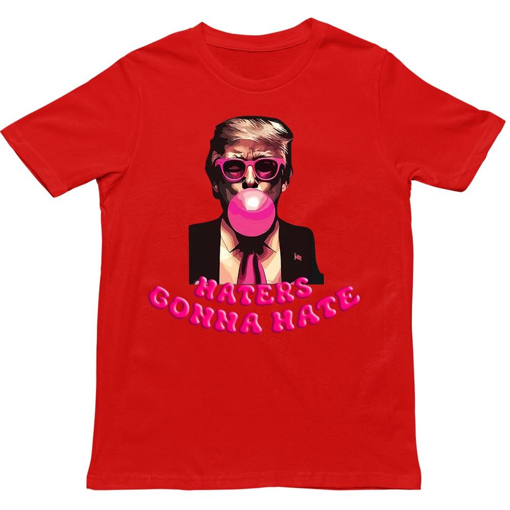 Funny Haters Gonna Hate T Shirtcool Bubble Gum Meme Unisex Teeretro Art Tee S