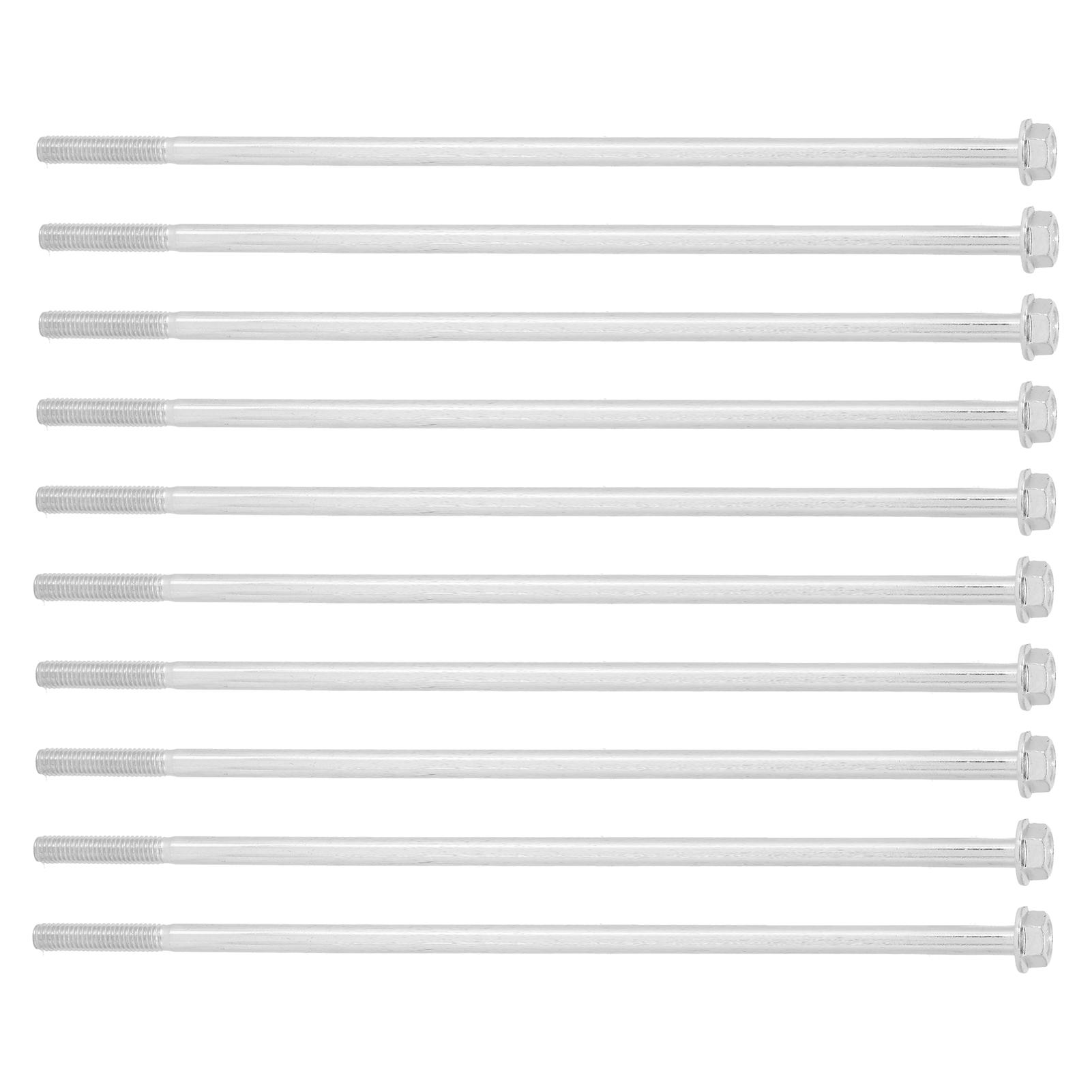 

10Pcs Long Flange Bolt M8x235 Hex Head Flange Screw Gasoline Generator Replacement Parts