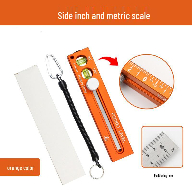 Foldable Multi-Angle Woodworking Lock Hole Positioning and Depth Marking Ruler