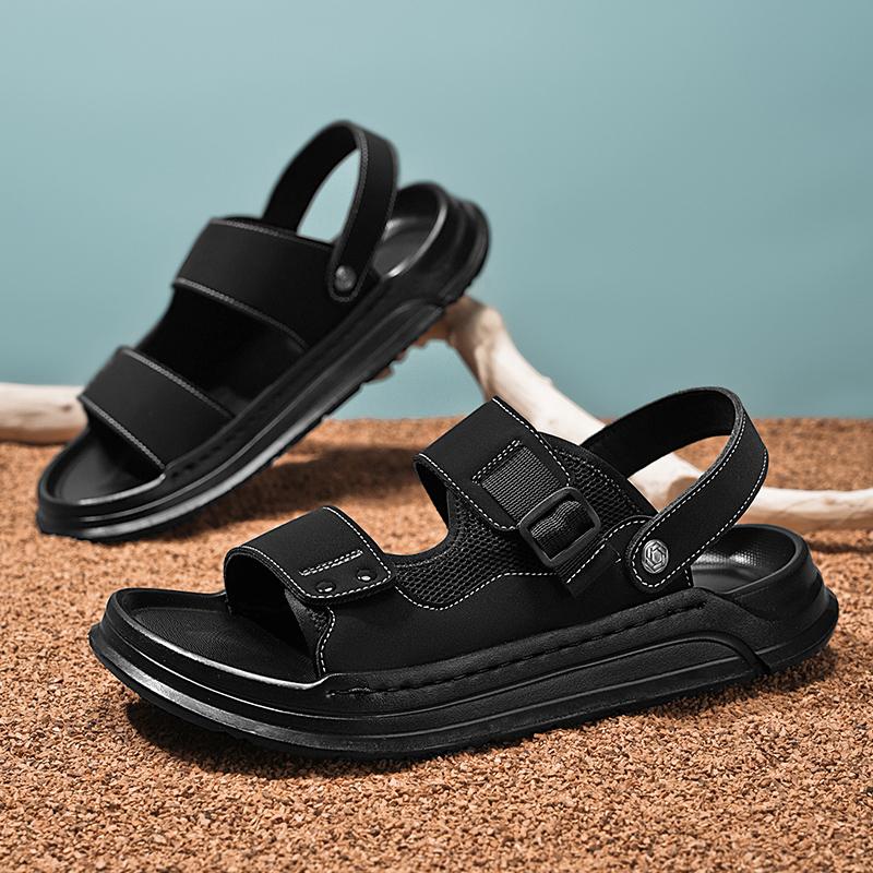 Fashion CYYTL Mens Sandals Outdoor Casual Shoes Beach Summer Walking Slides Slippers Comfort Luxury Designer Lightweight Leather Fashion