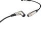 1 Multifunctional Practical 3-Pin XLR Patch Cable, Female to Male, 20cm