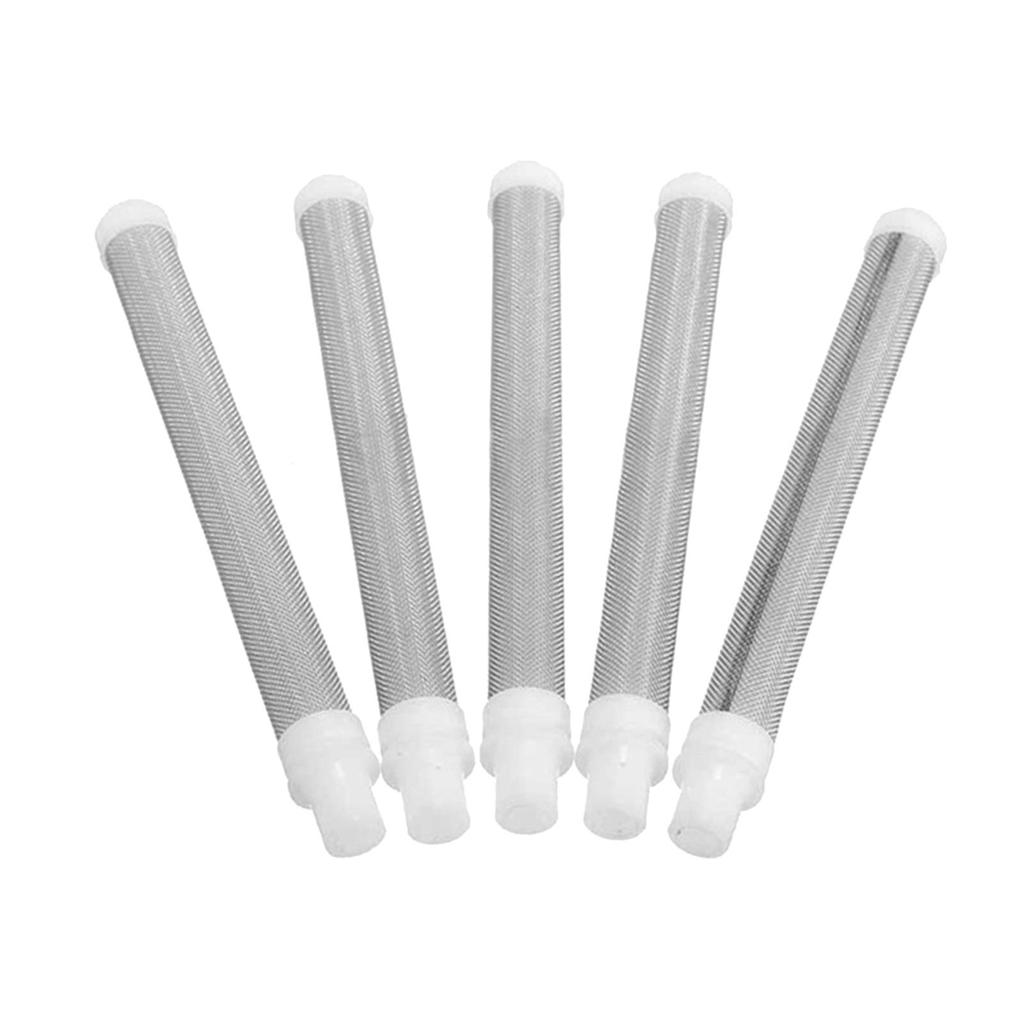 5 Pieces Paint Spray Filter Push on 60 Mesh Fine Mesh Spraying Accessories Stainless Steel for G10XL RX80 G10