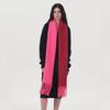 New Autumn and Winter Warm Two-color Imitation Cashmere Scarf Women's, Thickened Warm Soft Mohair Scarf Shawl