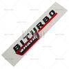 2 x 3D Biturbo 4Matic 4Matic+ Car Trunk ABS Emblem Rear Body Tailgate Fender Adhesive Badge for Mercedes Benz 2014 - 2016 QV2