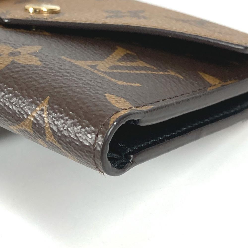 Louis Vuitton M81557 Monogram reverse Portefeuille-Victorine Tri-fold Wallet