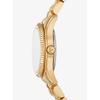 Michael Kors Petite Lexington Pavé Gold-Tone Watch MK4842