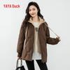 Women's Detachable Hooded Down Jacket