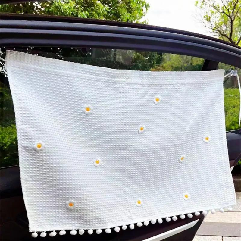 Suction Cup Curtain In The Car Window Sunshade Cover Cartoon Universal Side Window Sunshade UV For Baby Children