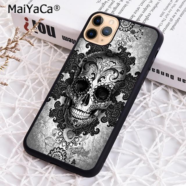 Mexican Sugar Skull Phone Case For iPhone 17 Air 16 pro max 15 14 plus 12 13 Shell Cover coque
