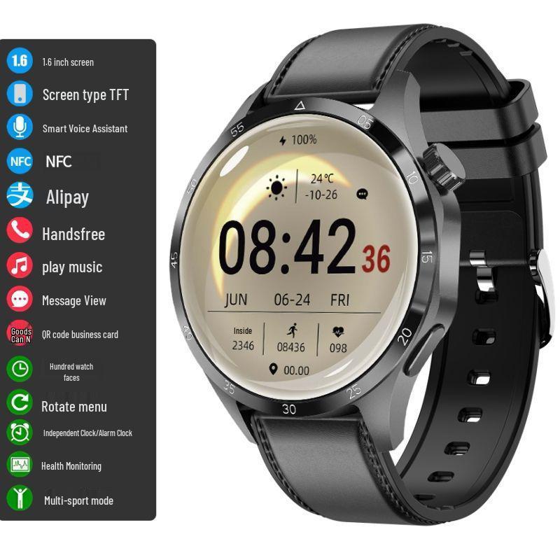 GT4pro+ Men's Waterproof Smartwatch with Large Screen and Long Battery Life