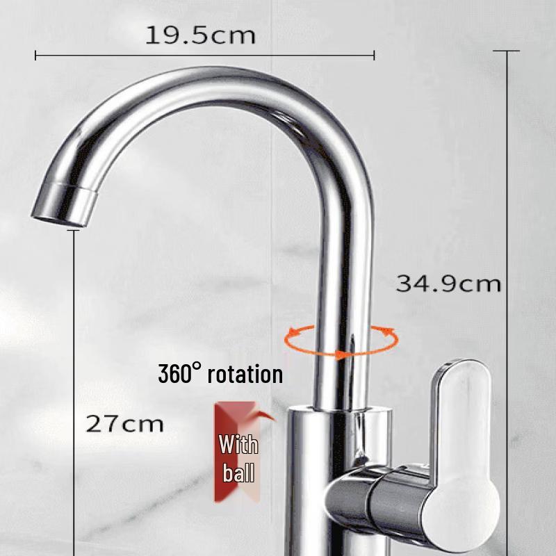 

TLXT Wall-Mounted Hot & Cold Kitchen Faucet