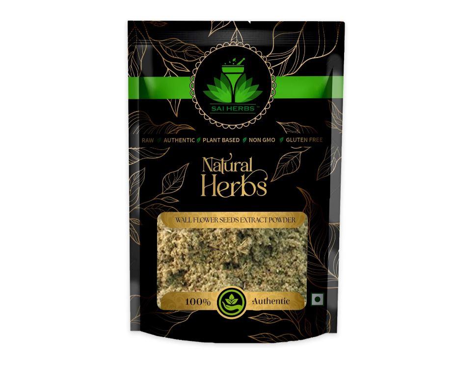 SAI HERBS Wall Flower Seeds Extract Powder - Natural Botanical Extract (100 g)
