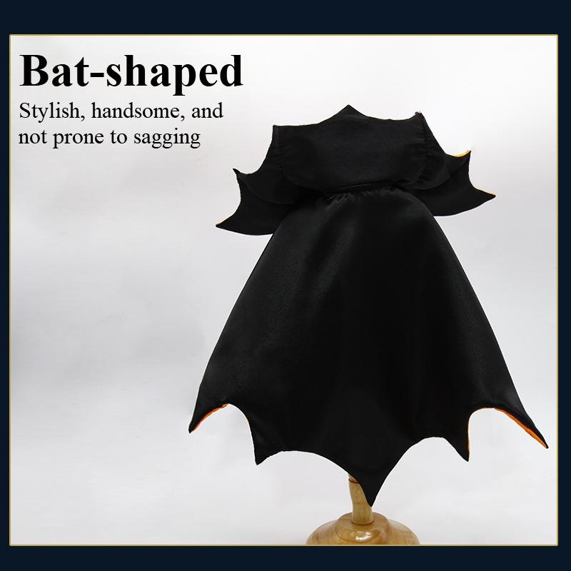 Halloween Vampire Cute Cape Pet Dog Bat Transformation Costume Cat Witch Costume Crazy Countervillian Stand-up Collar Cape
