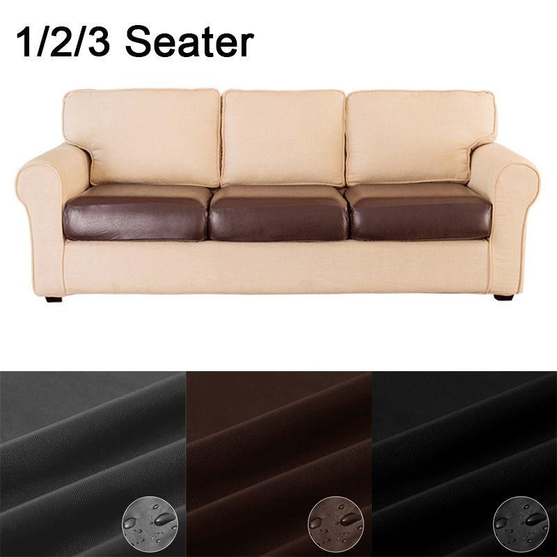 Luxurious Elastic Pu Leather Sofa Cushion Slipcovers For Stylish Living Rooms