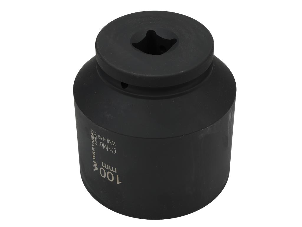 Impact Socket, Hexagonal 1" Very Long 100mm CrMo D.135mm, Waryński