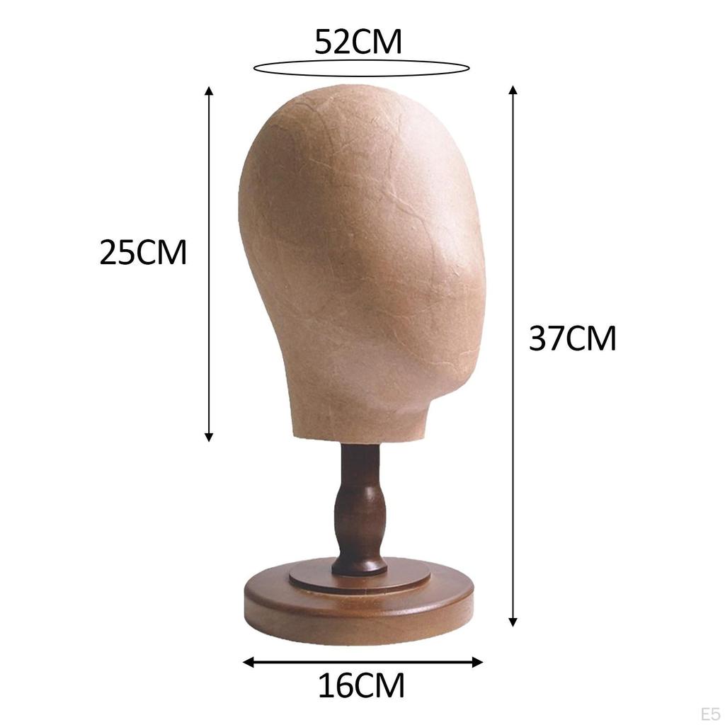 Mannequin Head Hat Holder Display Wig Stand for Caps Headdress Hats