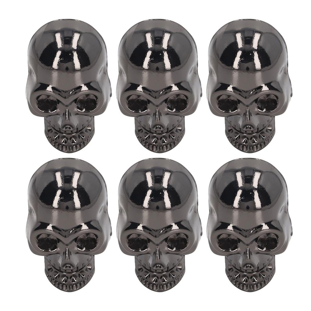 10 st Nits med dödskalle Gotisk stil Trendiga dödskalle-nitar Tillbehör för DIY Skor Kläder Väskor Nej
