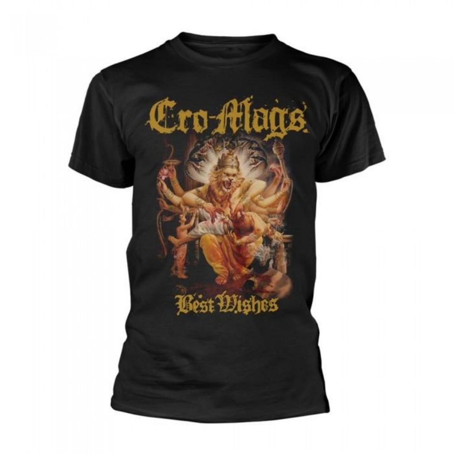 

Cro-Mags Unisex Adult Best Wishes T-Shirt S чёрный